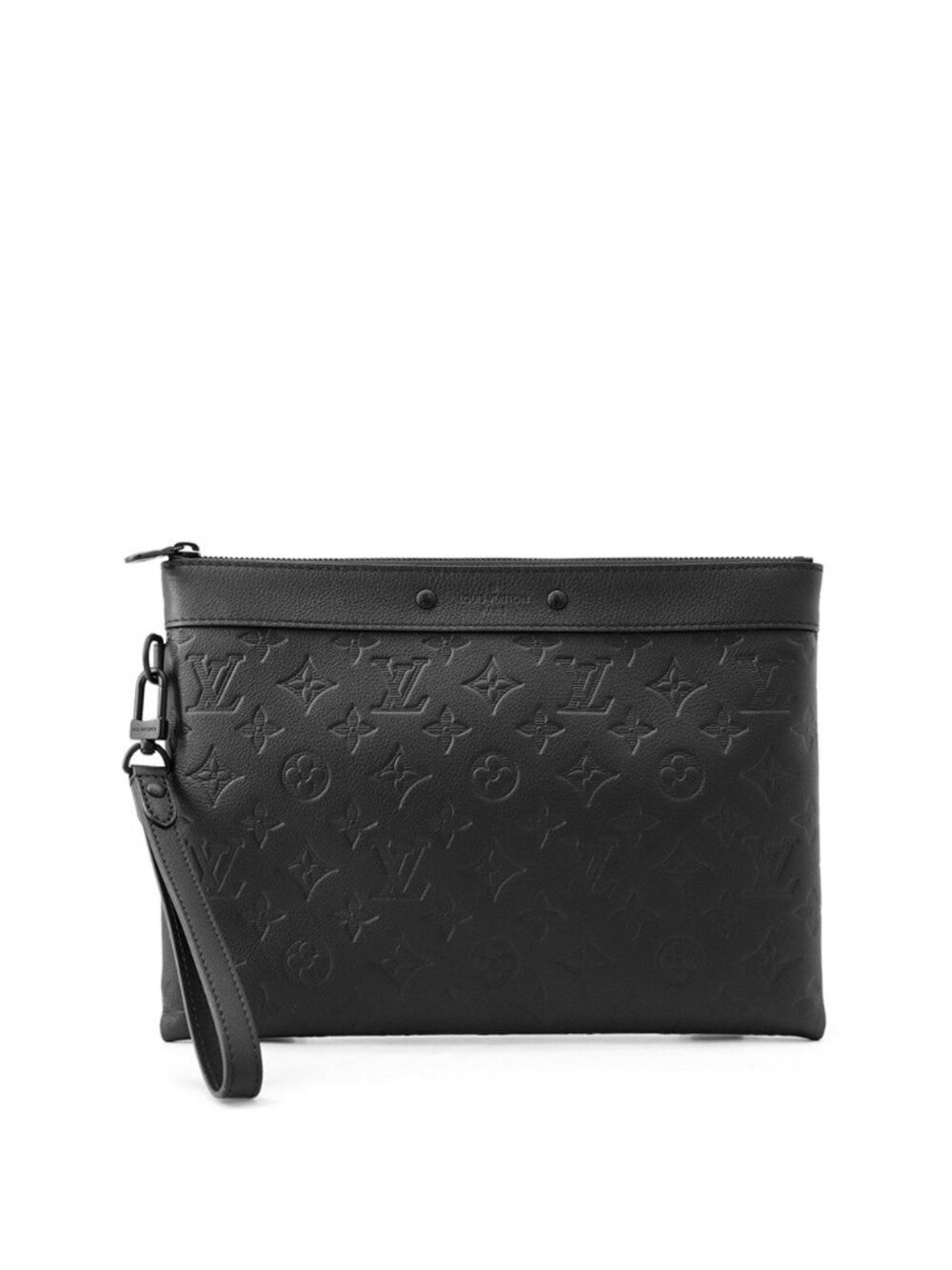 Louis Vuitton Clutch Monogram Shadow Pochette Toe Go Black